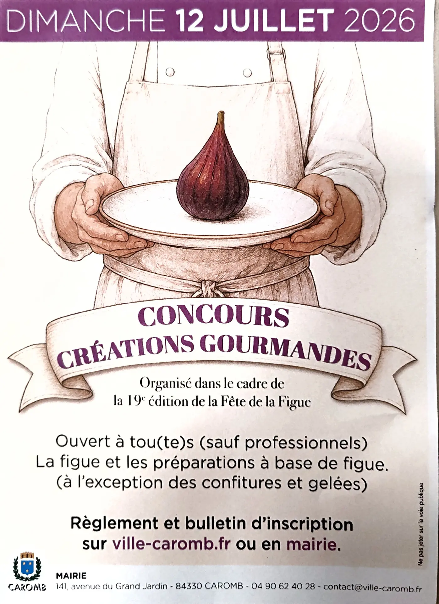 Le concours de création gourmandes de la Fête de la Figue