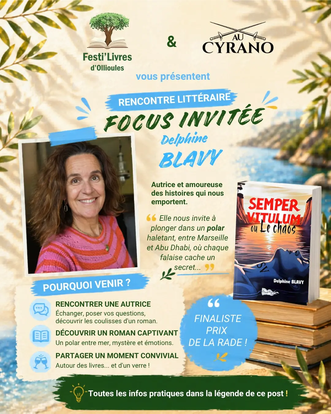 Rencontre littéraire avec Delphine Blavy
