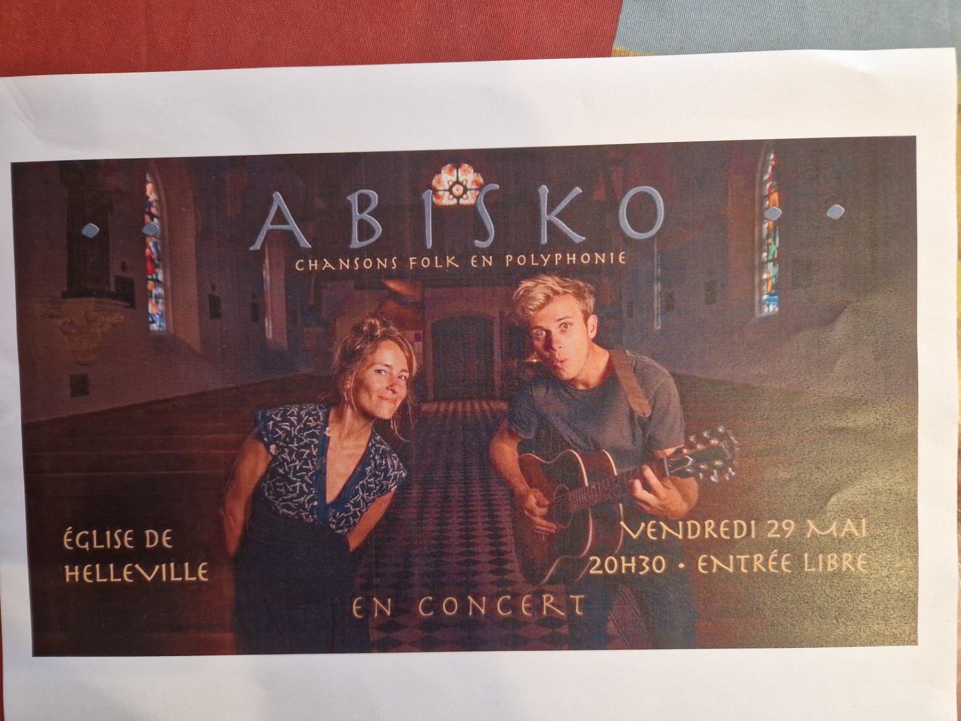 Concert de musique duo Abisko