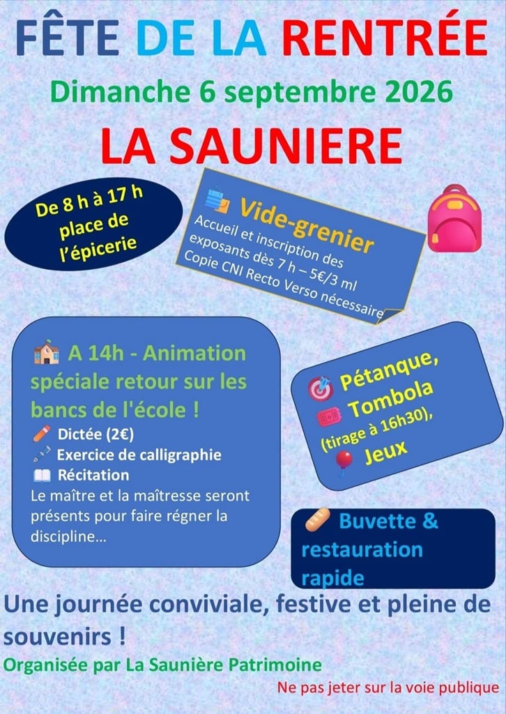 Fête de la rentrée