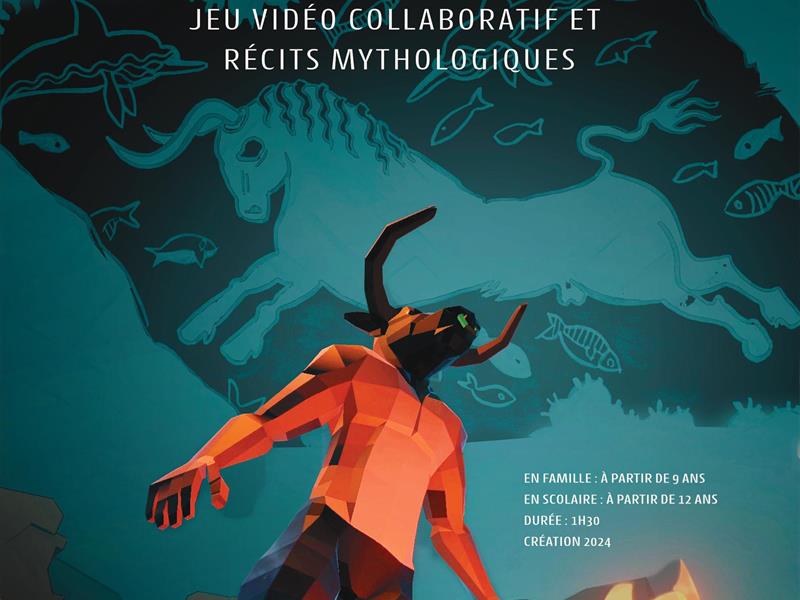 L'été des Curieux - Spectacle Minos, jeux vidéo collaboratif et récits mythologiques
