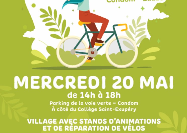 Mai à vélo – La voie verte de l’Armagnac