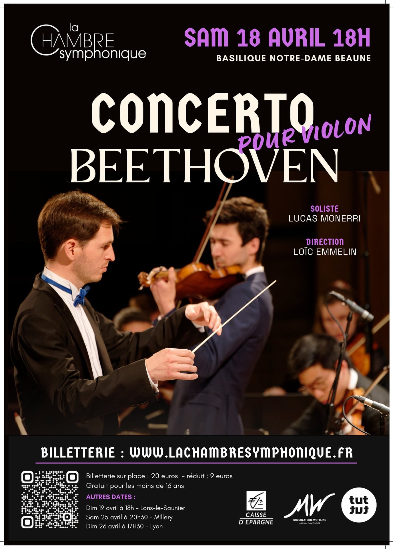 La Chambre Symphonique – Concert Beethoven, Mozart, Mendelssohn