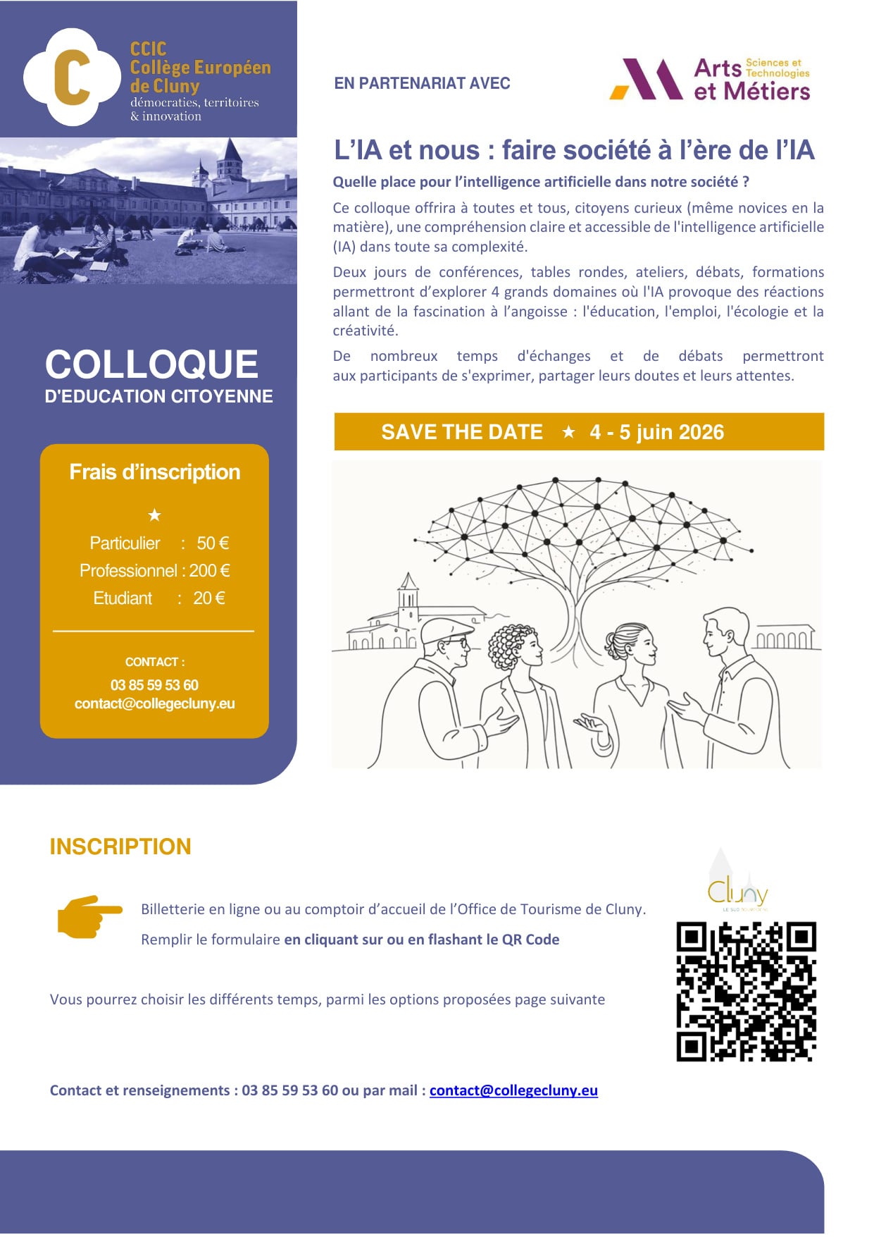 Colloque "L'IA et nous : faire société à l’ère de l’IA"