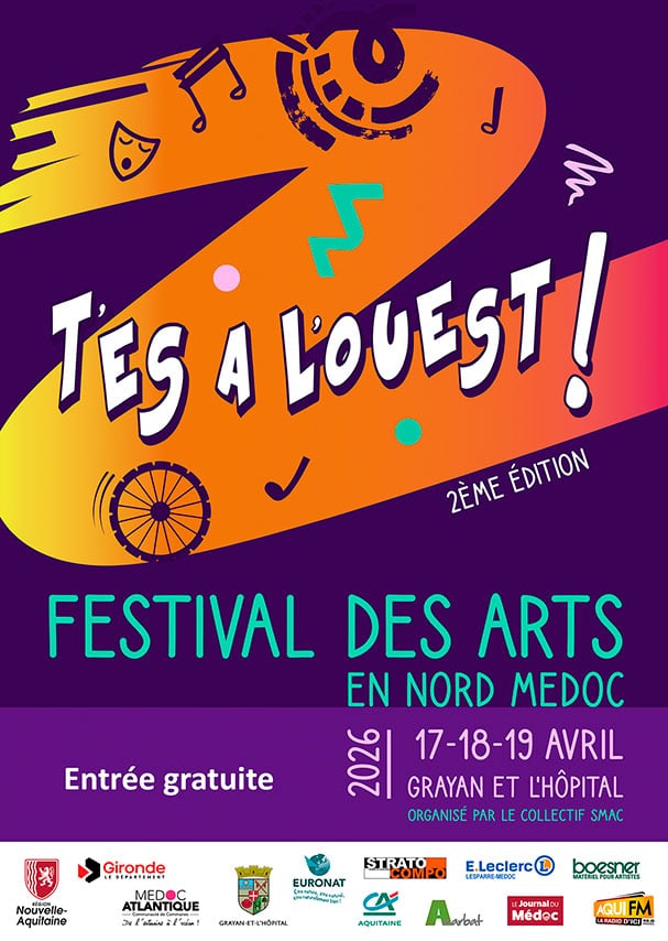 Festival des Arts en Nord Médoc : T'es à l'Ouest !