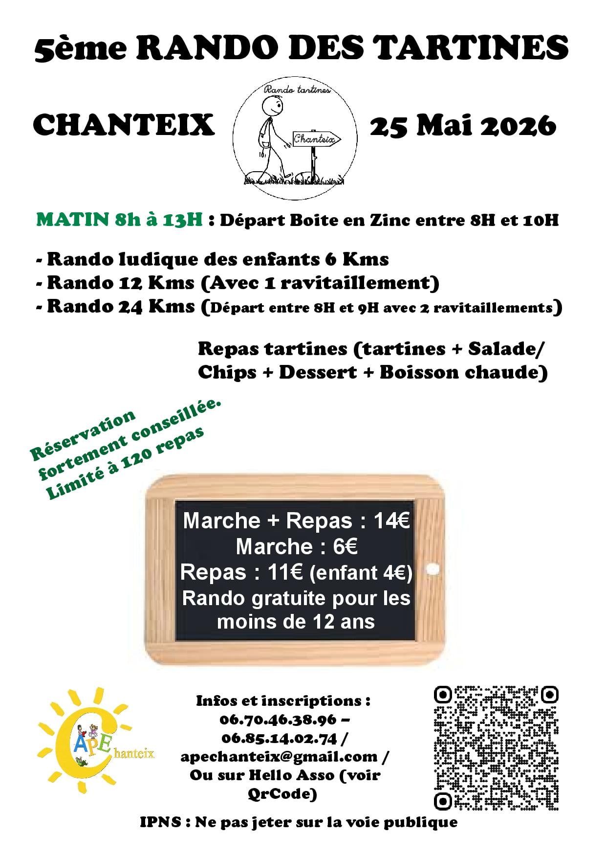 5ème Randonnée des tartines