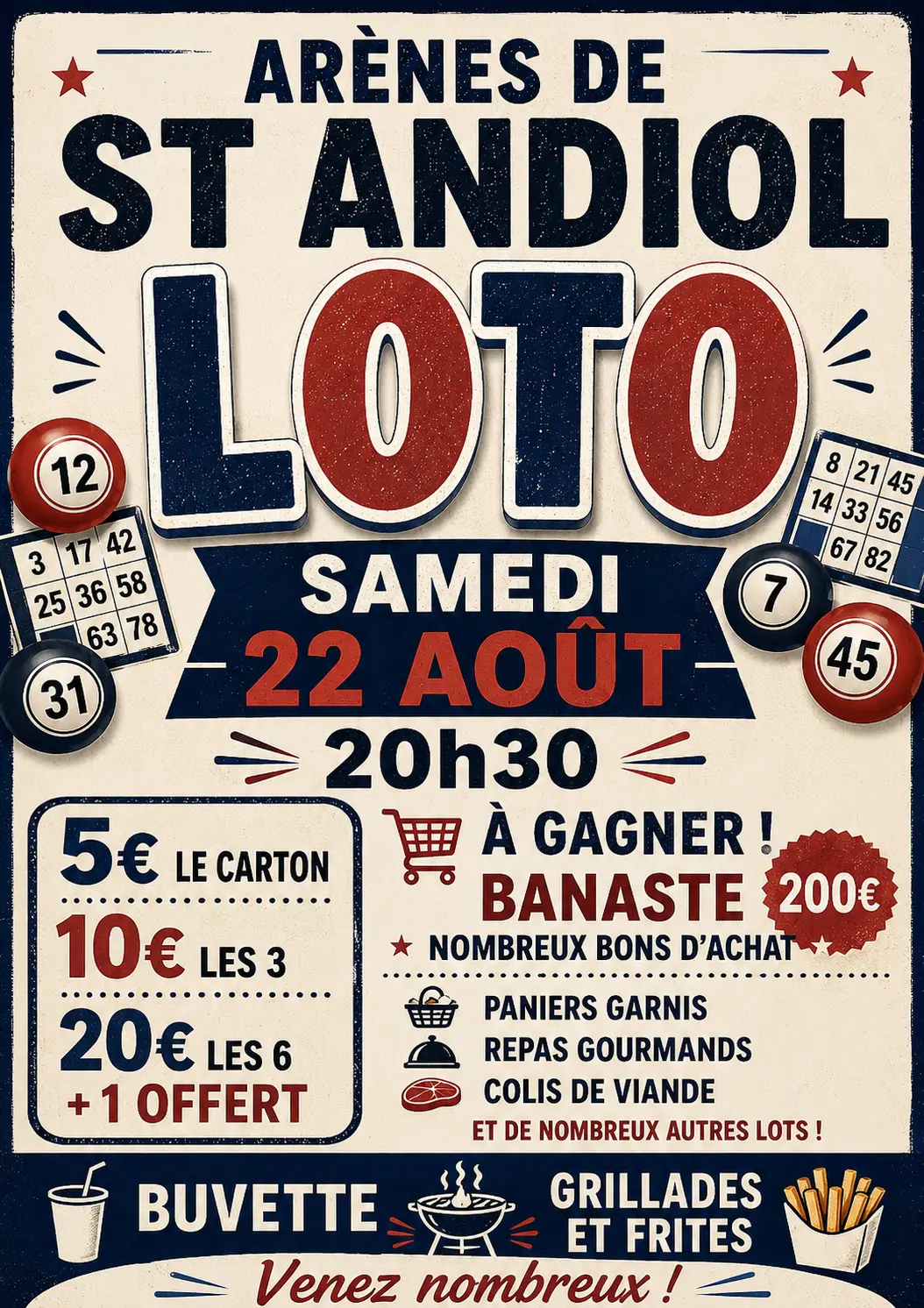Loto du club taurin 22 août