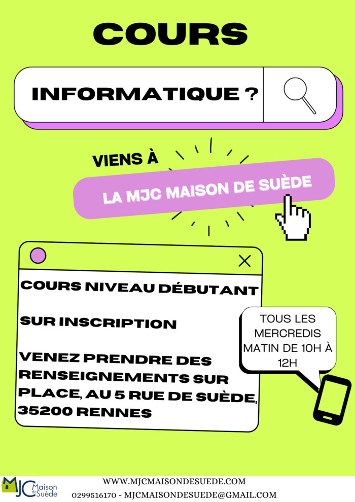 💻 Cours d’informatique – Niveau débutant