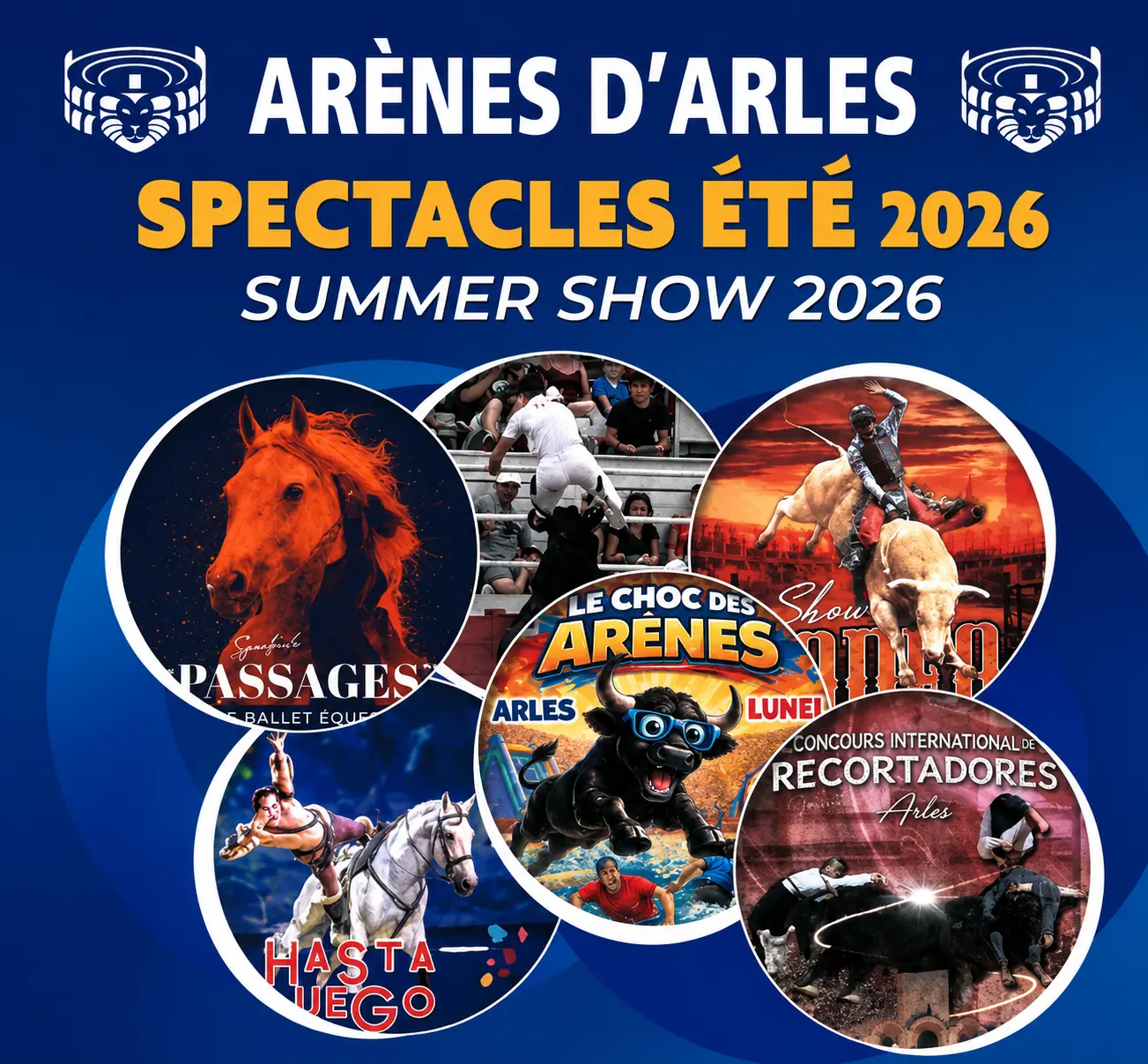 Arènes d'Arles - Spectacle été 2026