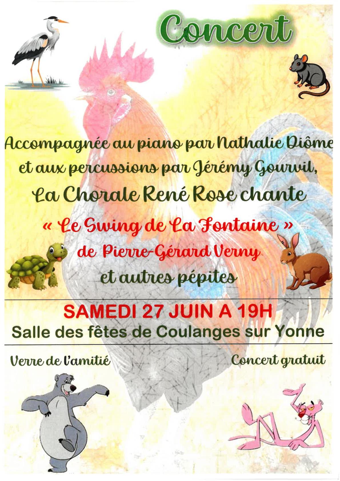 Concert : Chorale René Rose