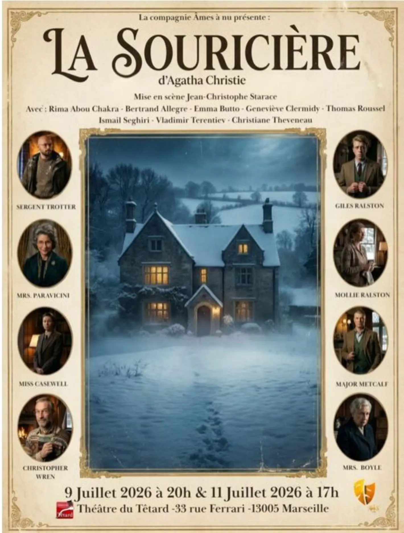 La souricière d'Agatha Christie