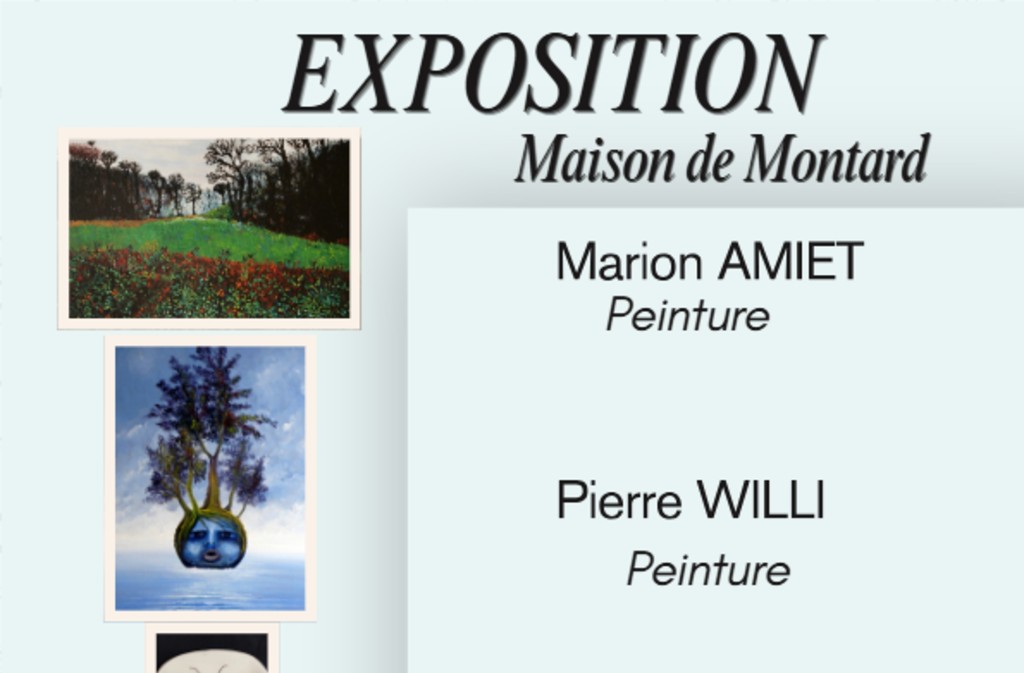 Expositions à Montard | Marion Amiet, Pierre Willi, Marie Pichon Varin & Mirabelle Pillebout