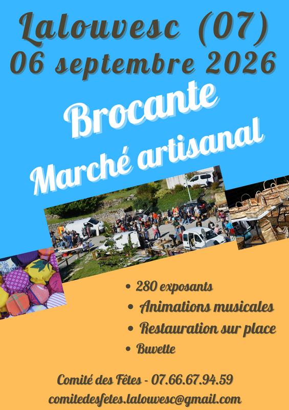 Brocante - vide greniers - marché artisanal