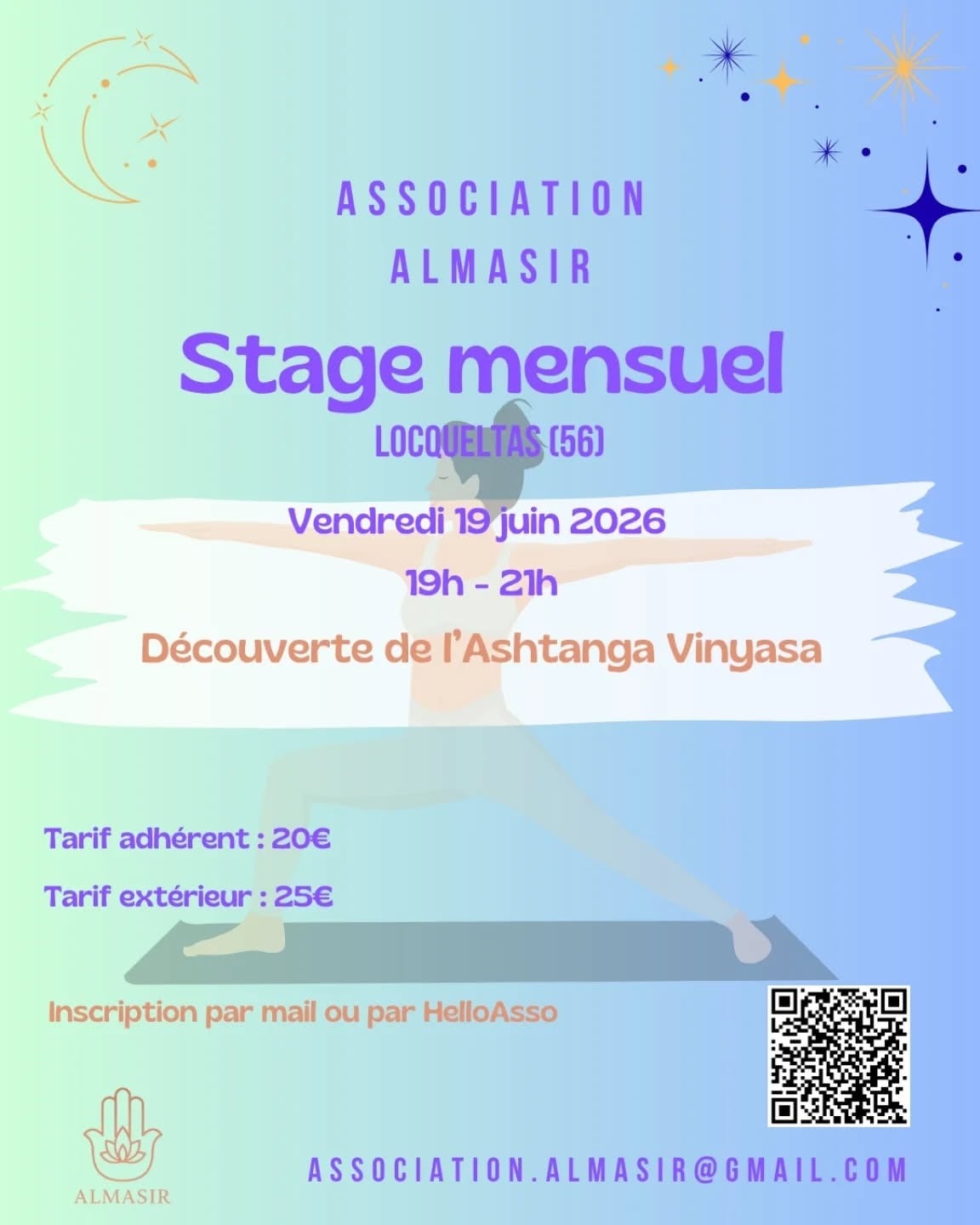 Stage mensuel : Découverte de l'Ashtanga Vinyasa