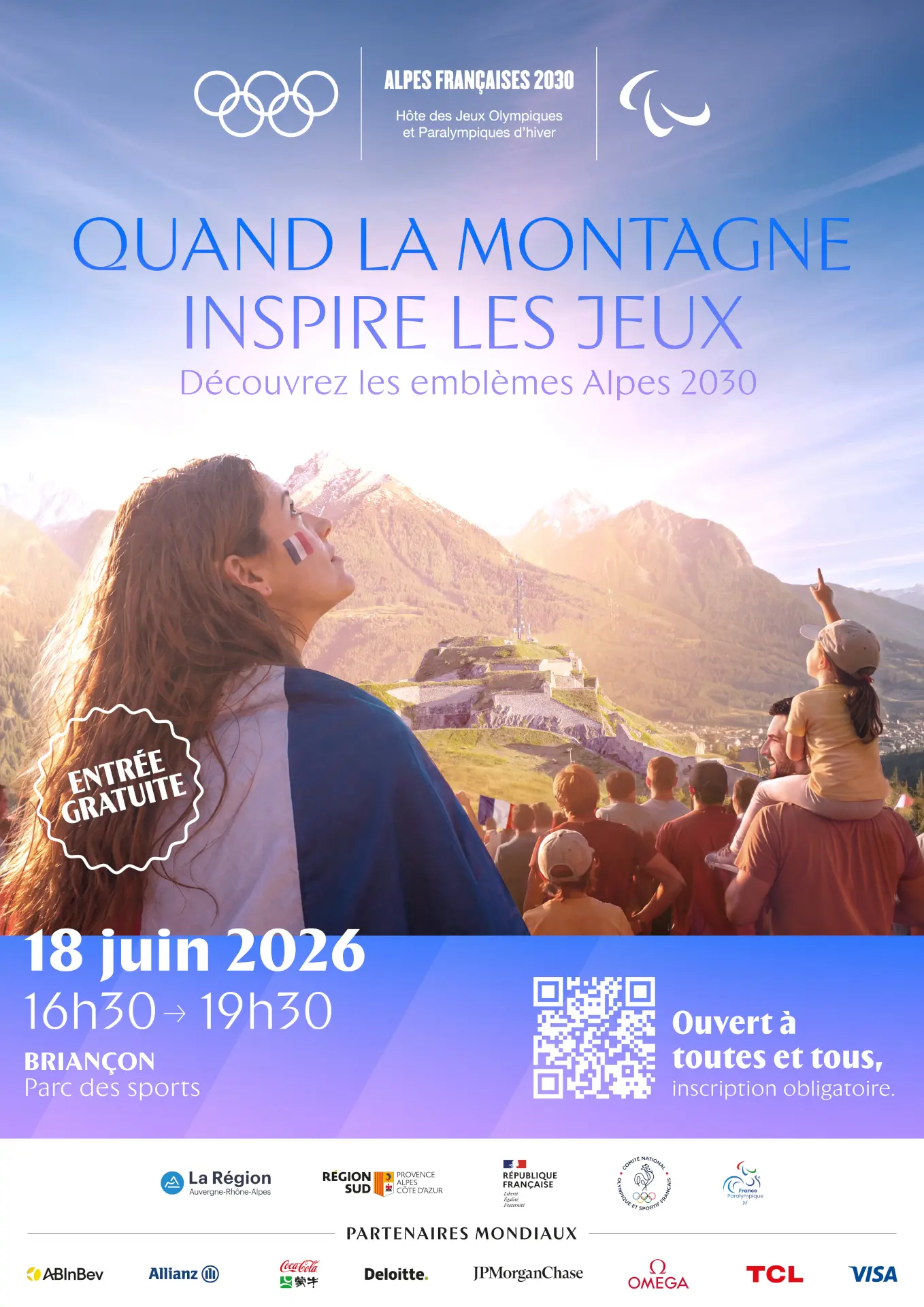 Dévoilement des Emblèmes Alpes 2030
