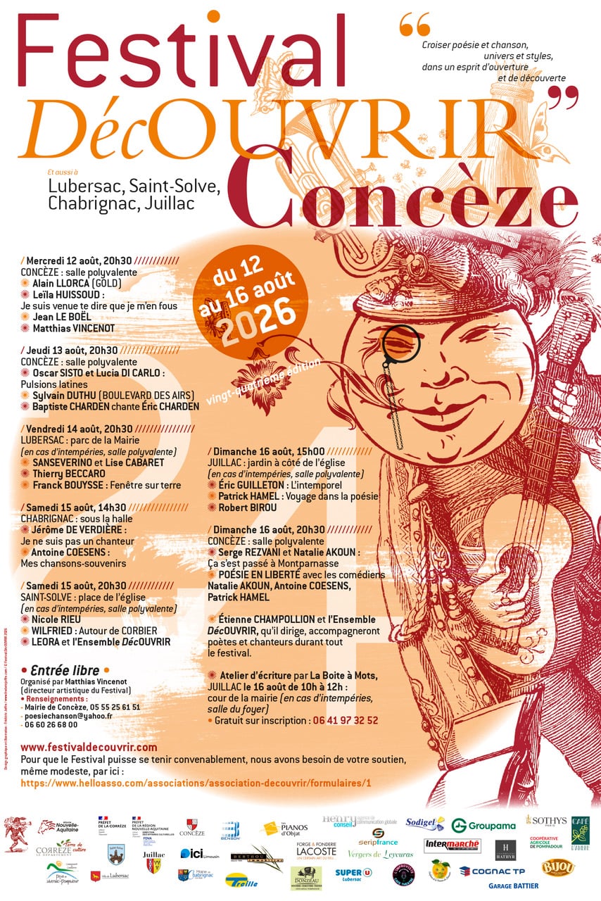 Festival Dec'Ouvrir : Alain LLORCA, Leïla HUISSOUD, Jean LE BOËL et Matthias VINCENOT