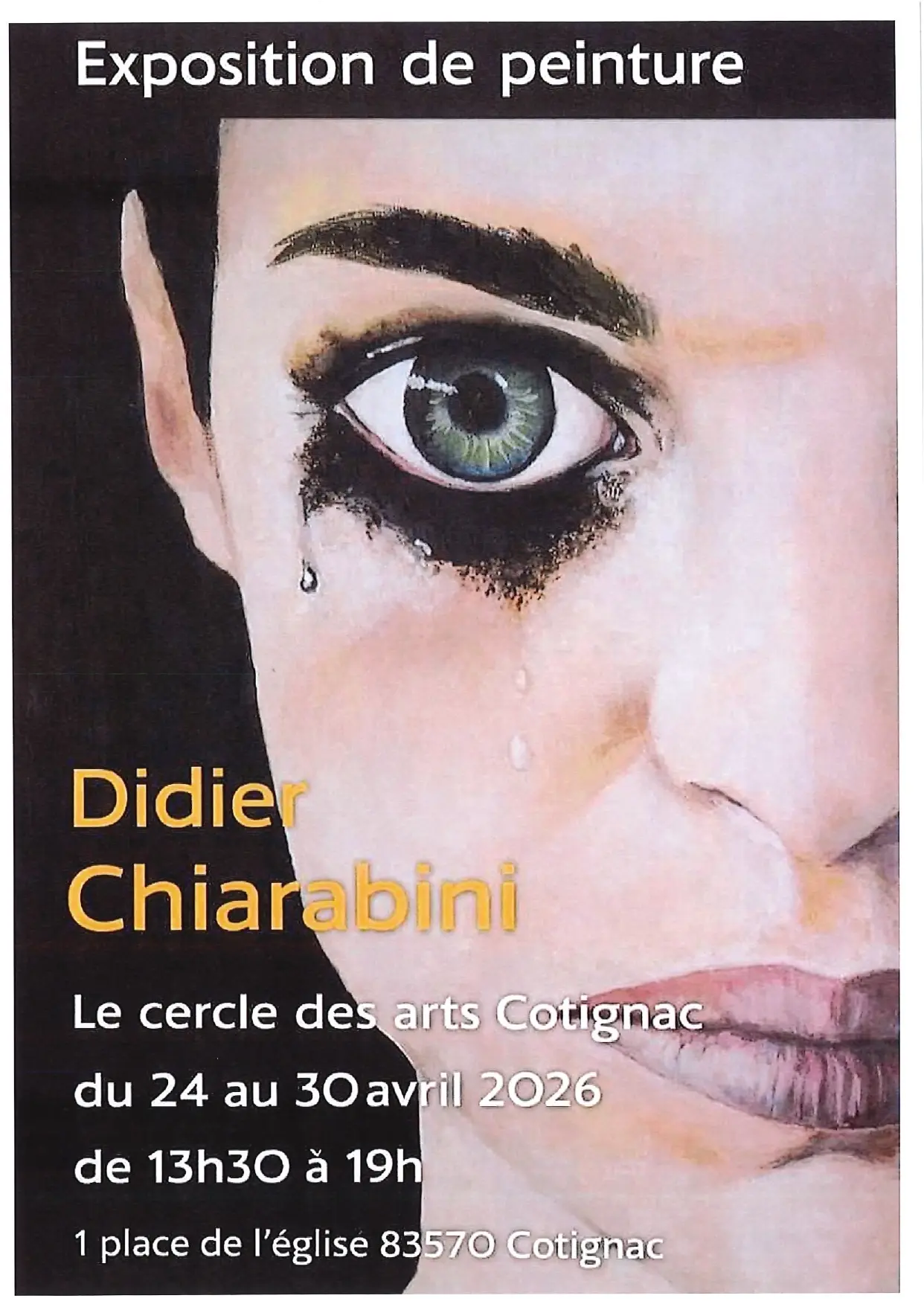 Exposition : Didier CHIARABINI - Peintures