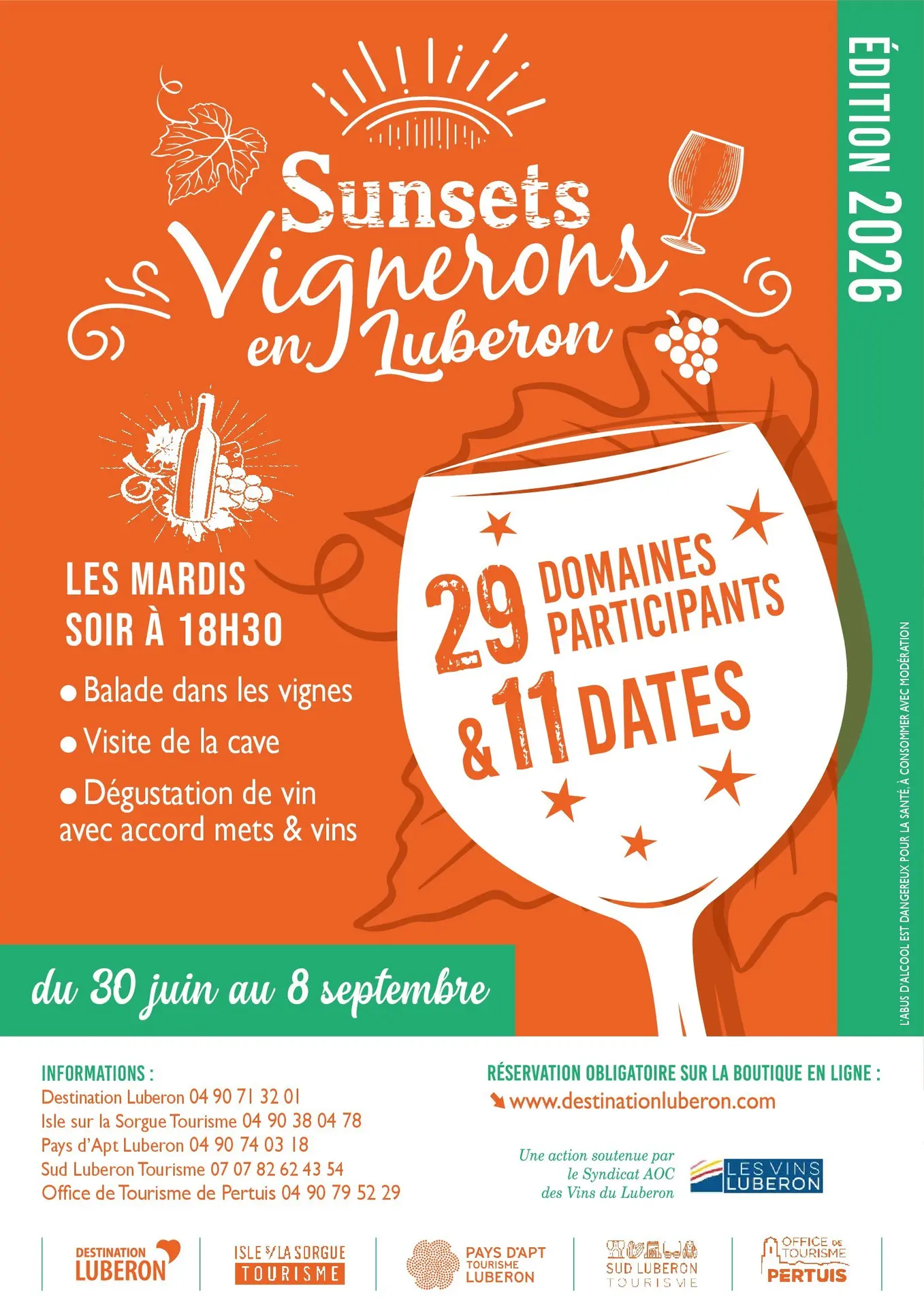 Sunsets vignerons en Luberon au Chateau Val Joanis