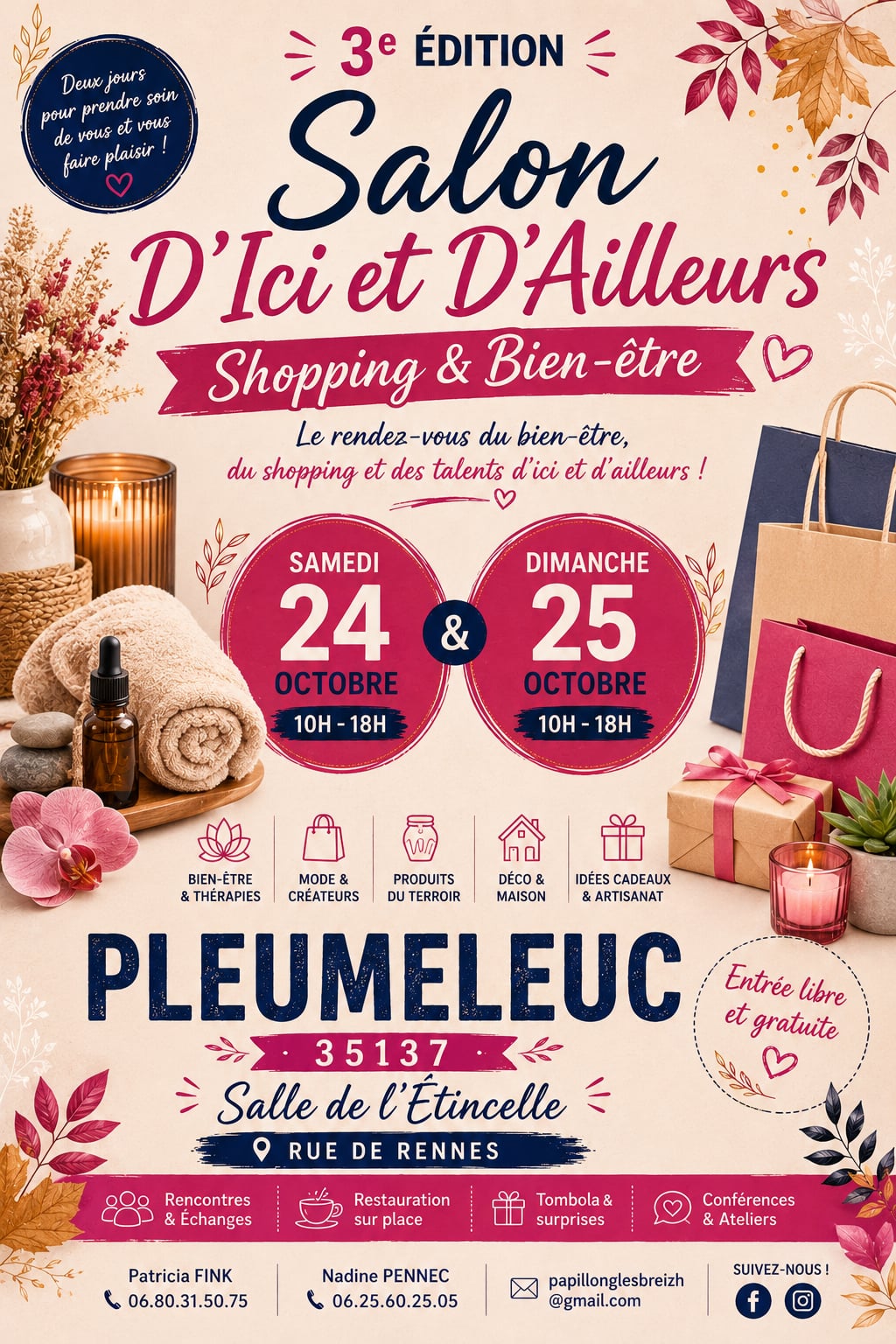 1er salon shopping et bien-être d'ici et d'ailleurs de séné