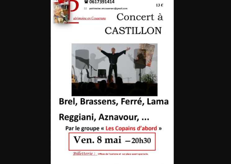 Concert  » Les Poètes de la chanson française »
