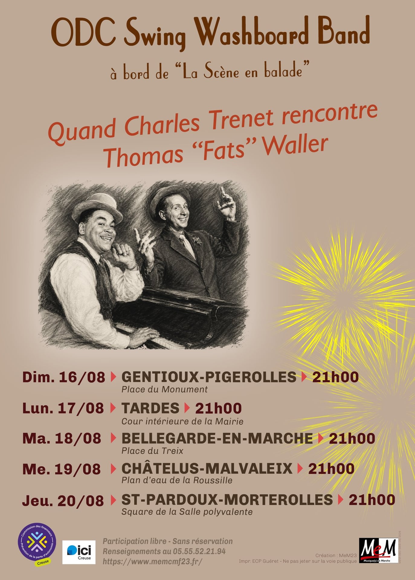 Tournée d'été de l'ODC "La Scène en balade"