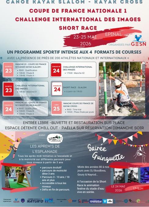 Coupe de France N1 - Canoé Kayak slalom - Kayak Cross