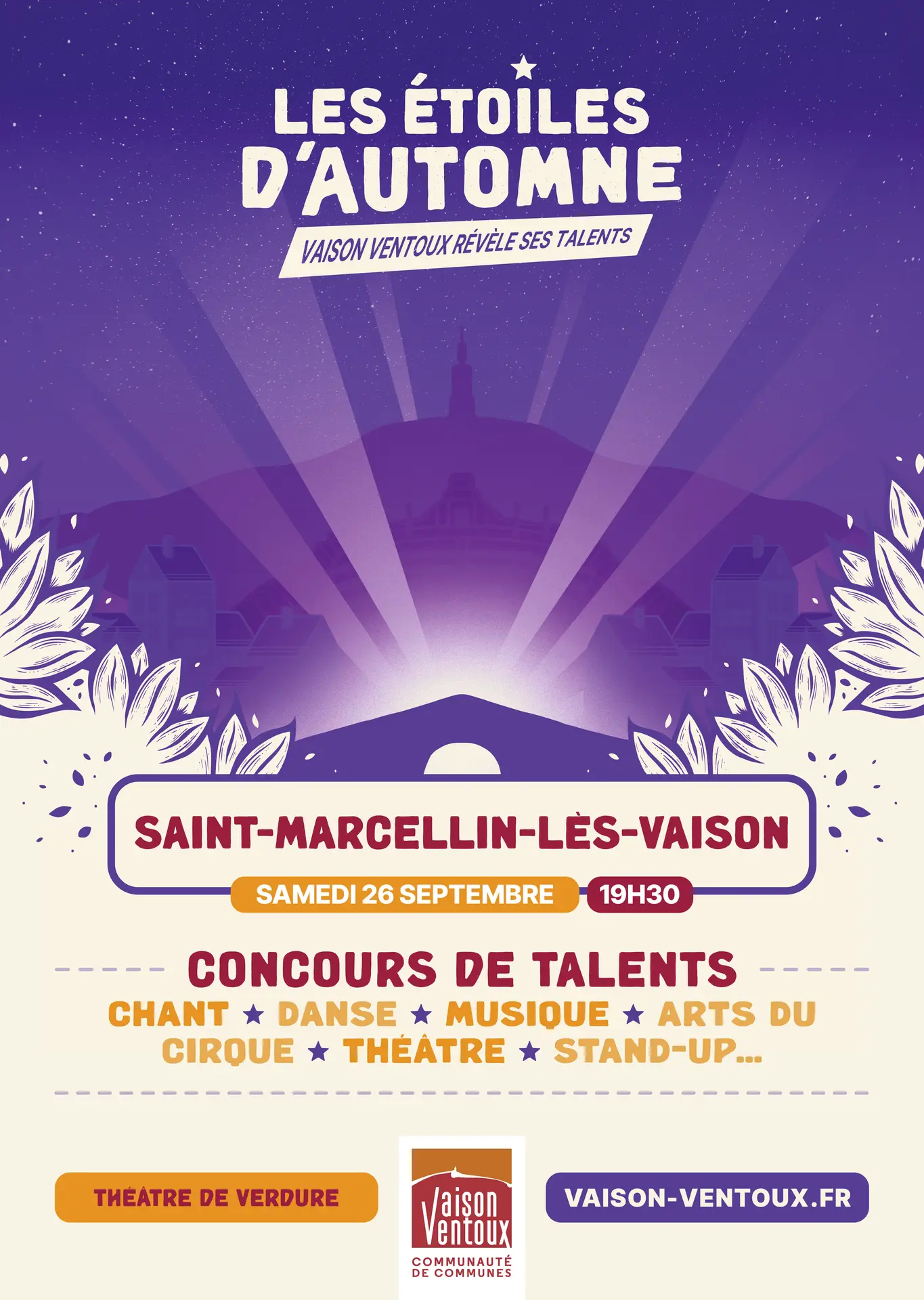 "Les étoiles d'automne" à Saint-Marcellin-lès-Vaison