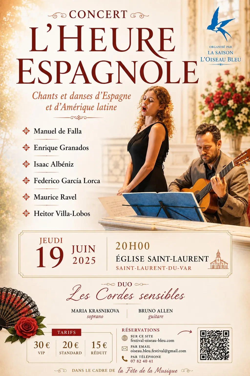 L'Heure Espagnole - Chants et danses d'Espagne et d'Amérique latine