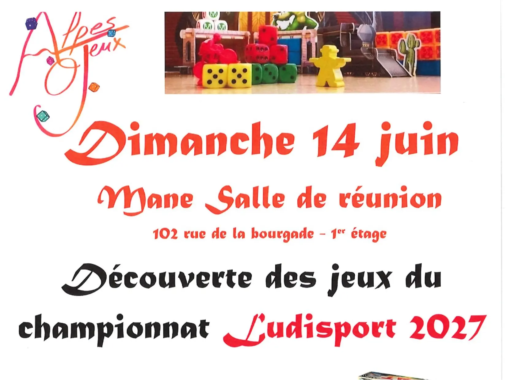 Découverte des jeux championnat Ludisport 2027