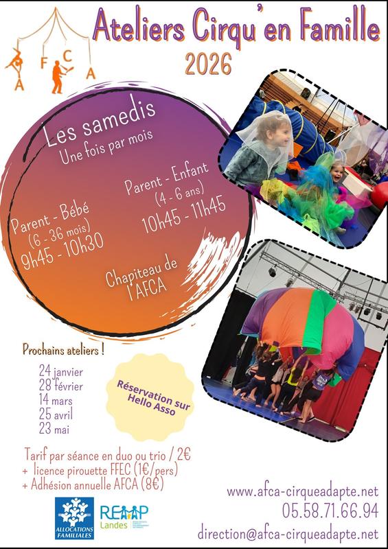 Atelier cirqu'en Familles - Parent/enfant