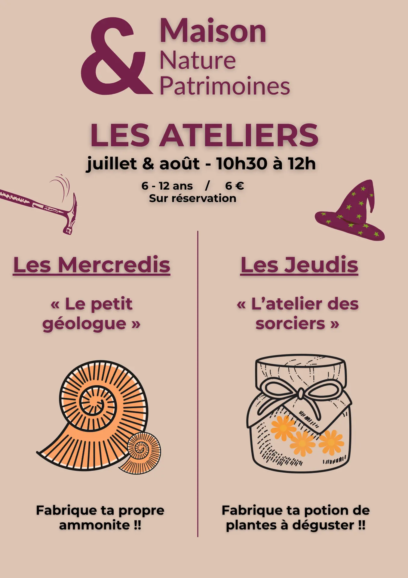 Atelier "petit géologue"