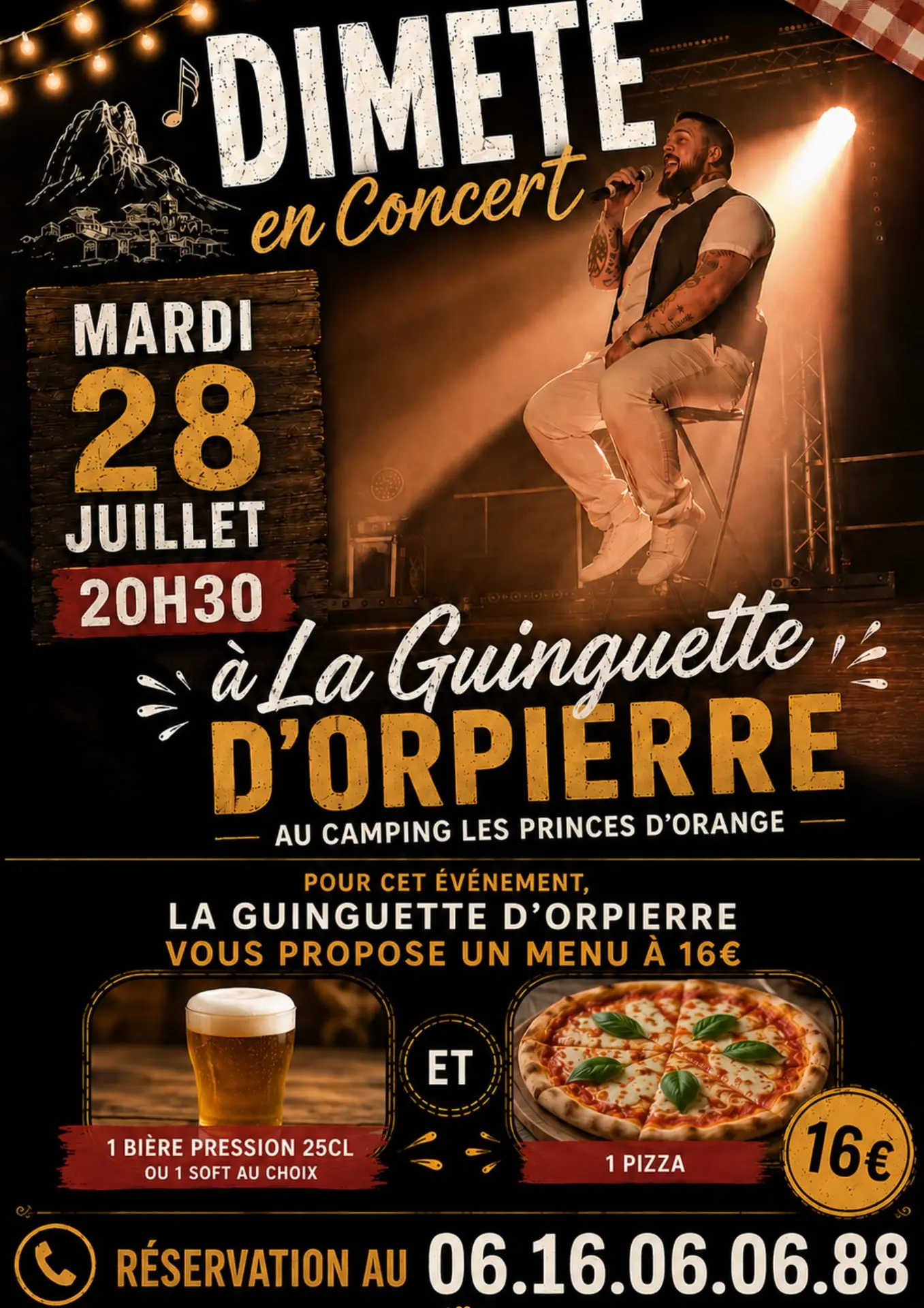Repas - concert à la Guinguette d'Orpierre