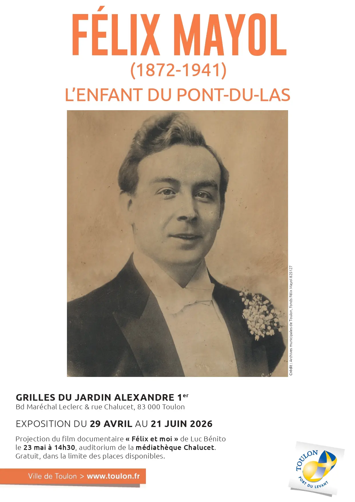 Exposition - Félix Mayol (1872-1941), l'enfant du Pont-du-Las