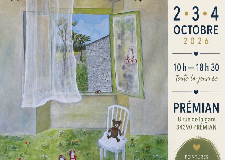 JNA 26 – OUVERTURE DE L’ATELIER DE PEINTURE L’ARTALY