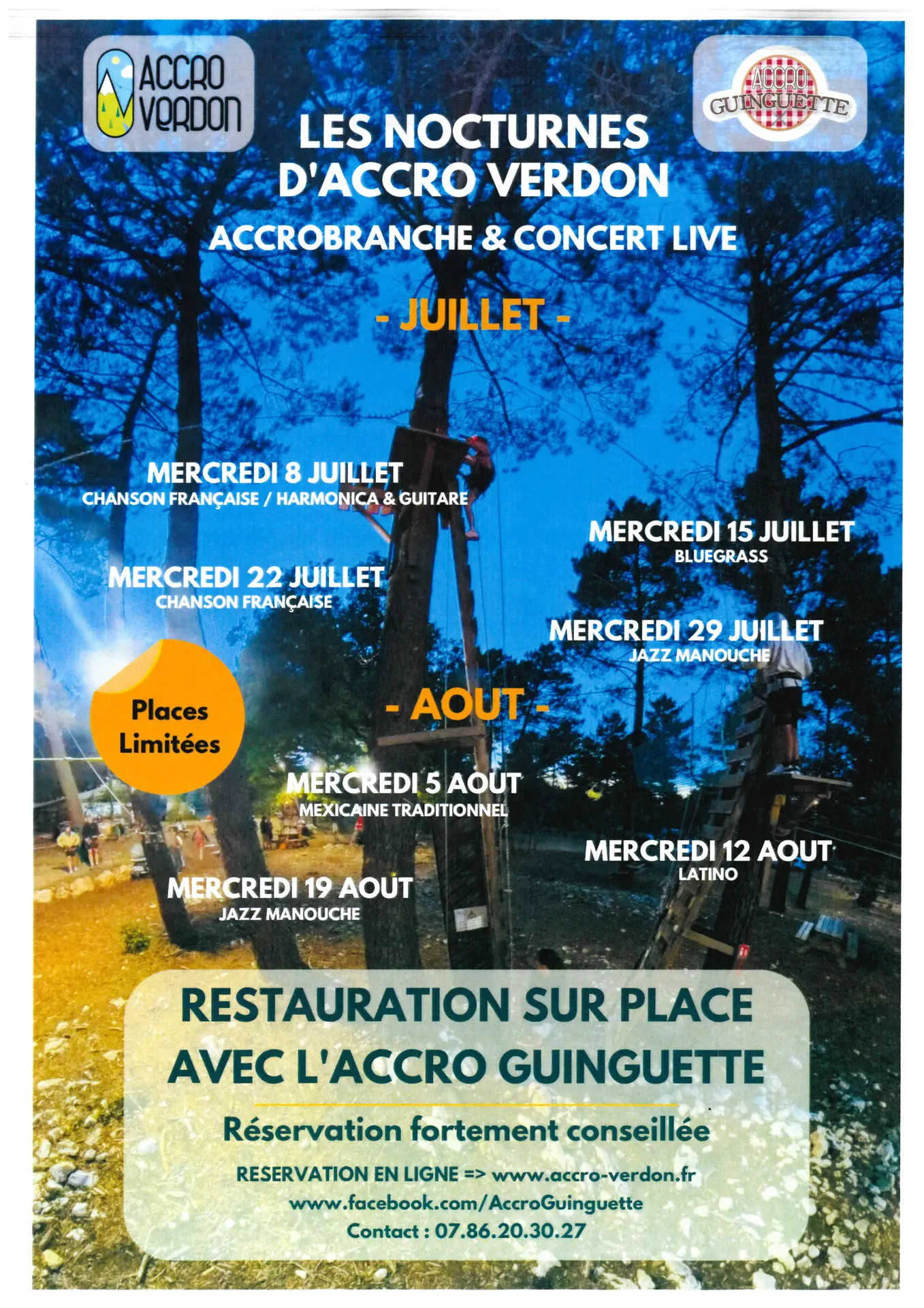 Les nocturnes d'Accro Verdon