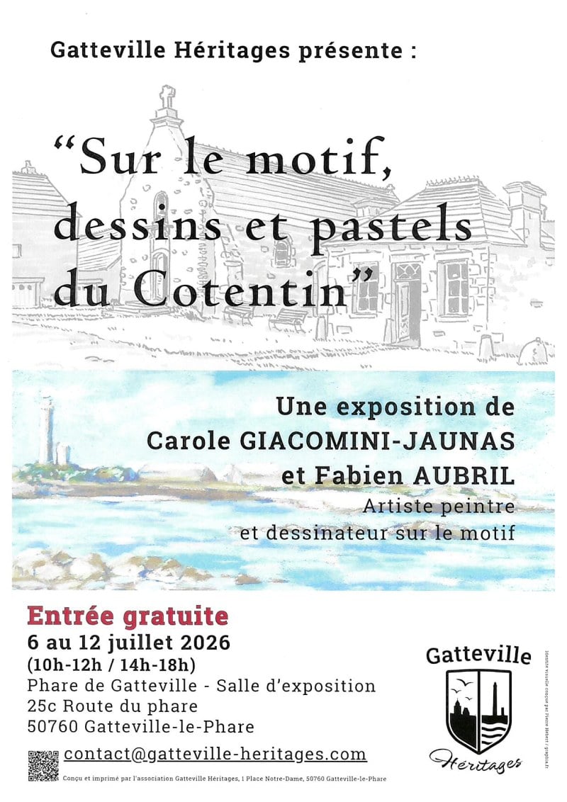 Exposition "Sur le motif, dessins et pastels du Cotentin"