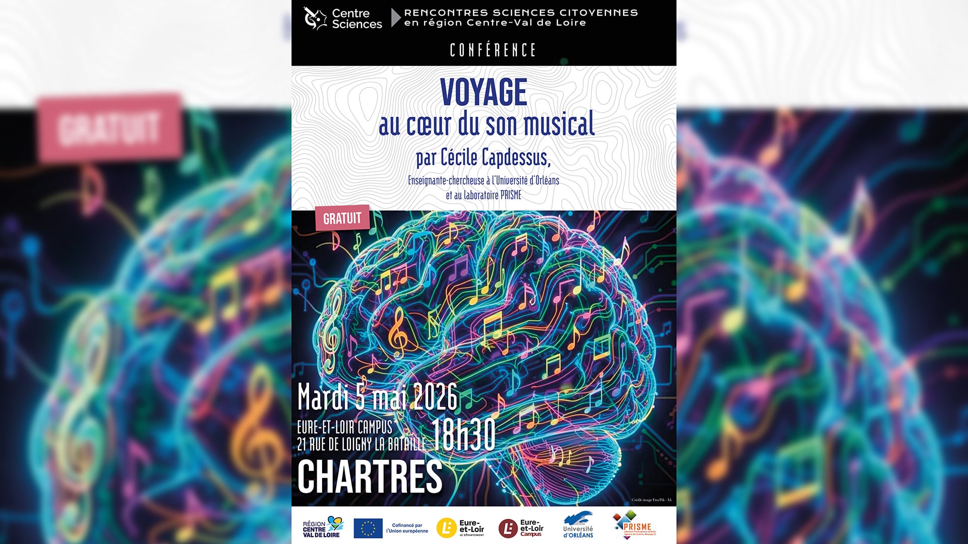 Conférence - Rencontres Sciences Citoyennes : Voyage au cœur du son musical