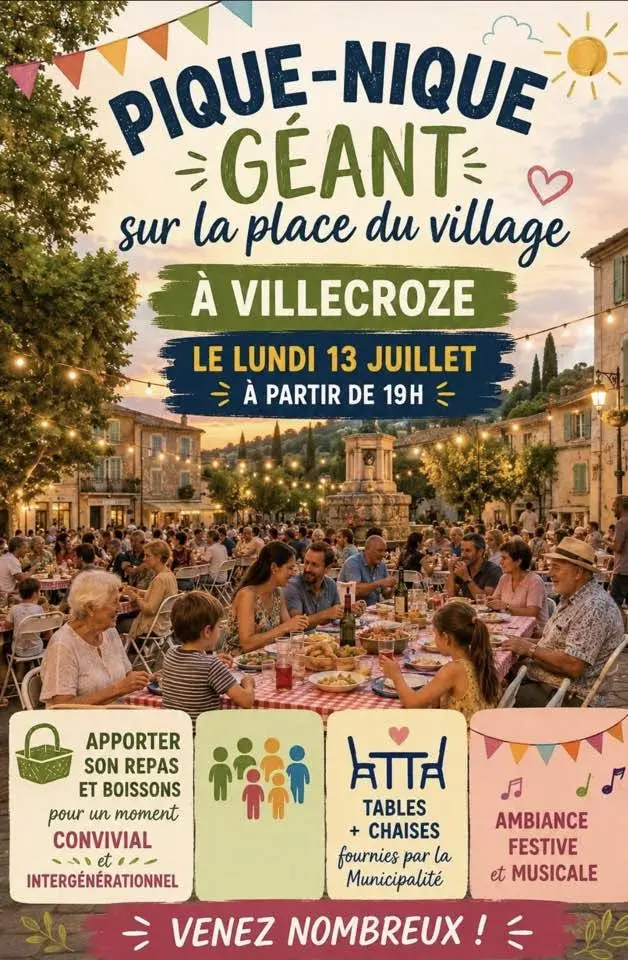 Pique-nique géant de Villecroze