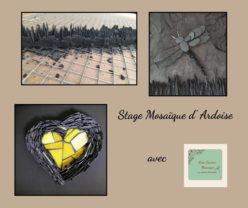 Stage Mosaique d'ardoise à Sacquenville