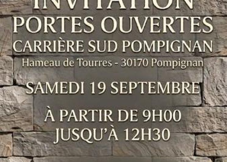 Portes ouvertes de la carrière de Pompignan