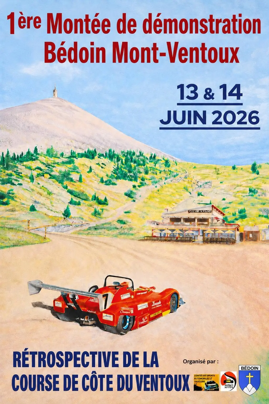 1ère Montée de démonstration Bédoin Mont-Ventoux : Rétrospective de la Course de Côte du Ventoux