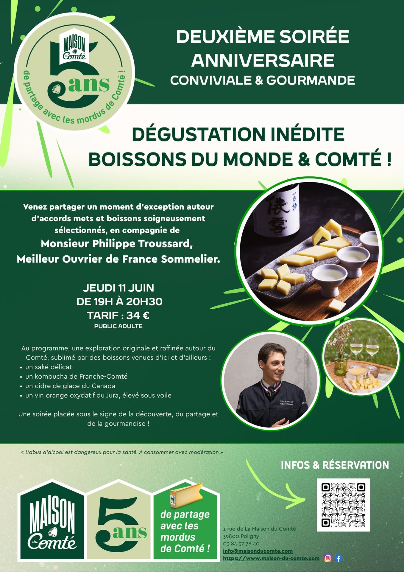 Dégustation inédite Boissons du Monde et Comté