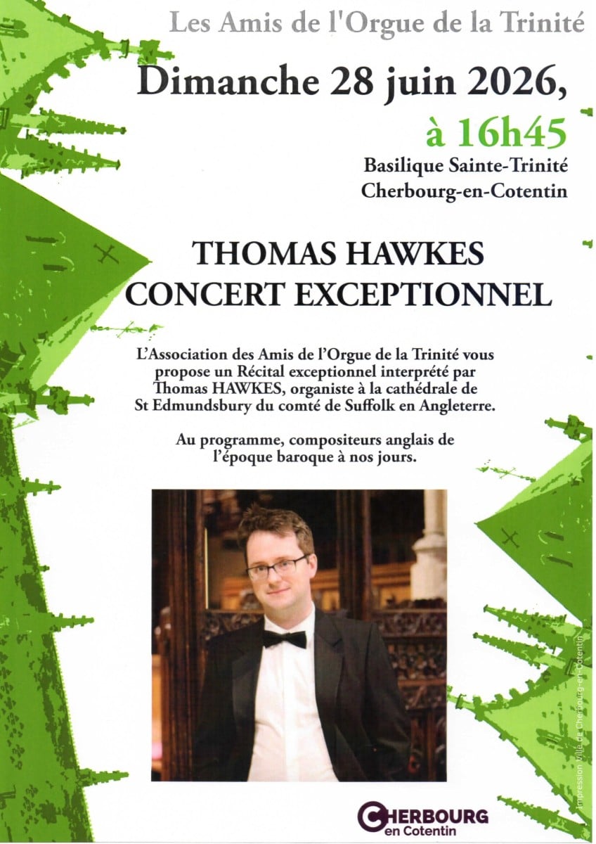 Concert d'Orgue par Thomas HAWKES