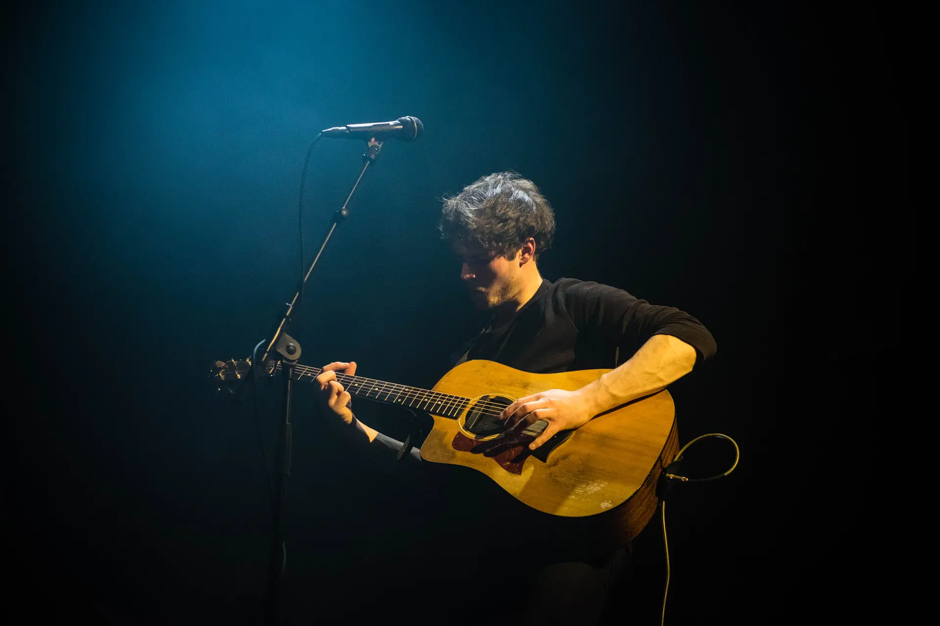 Concert Daniel Docherty aux 5 Saisons, Freissinières