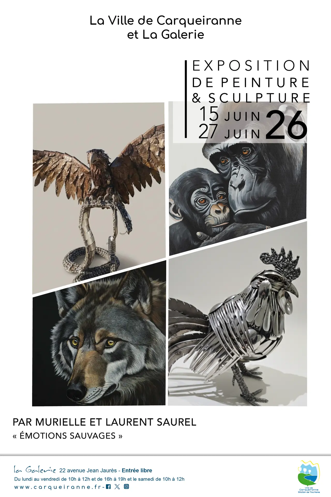 Exposition de Murielle et Laurent Saurel