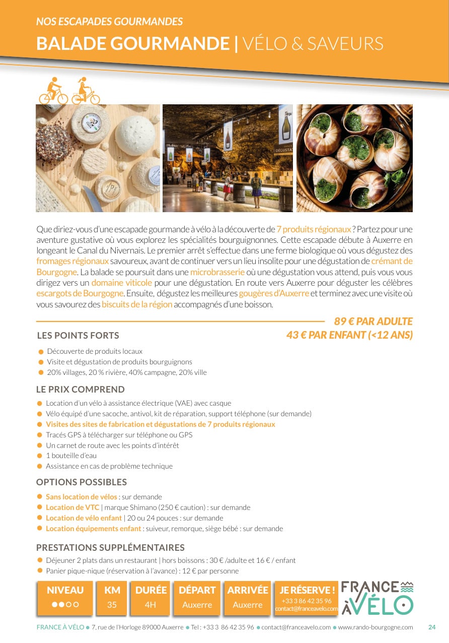 Balade gourmande | Vélo & Saveurs | 7 produits régionaux
