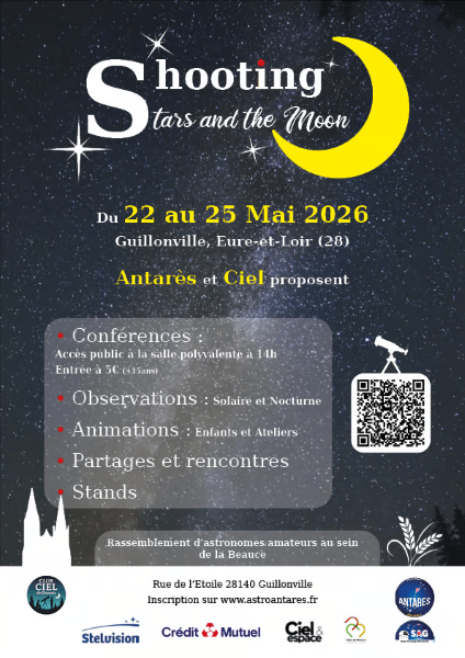 Rencontre astronomique « Shooting Stars and the Moon »