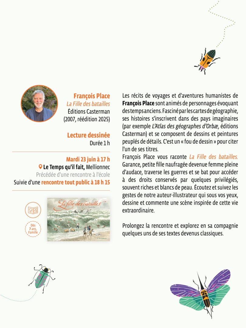 Lecture dessinée et Rencontre avec François Place