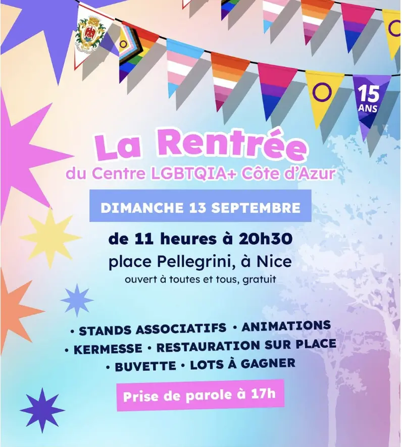 La Rentrée du Centre LGBTQIA+ Côte d'Azur