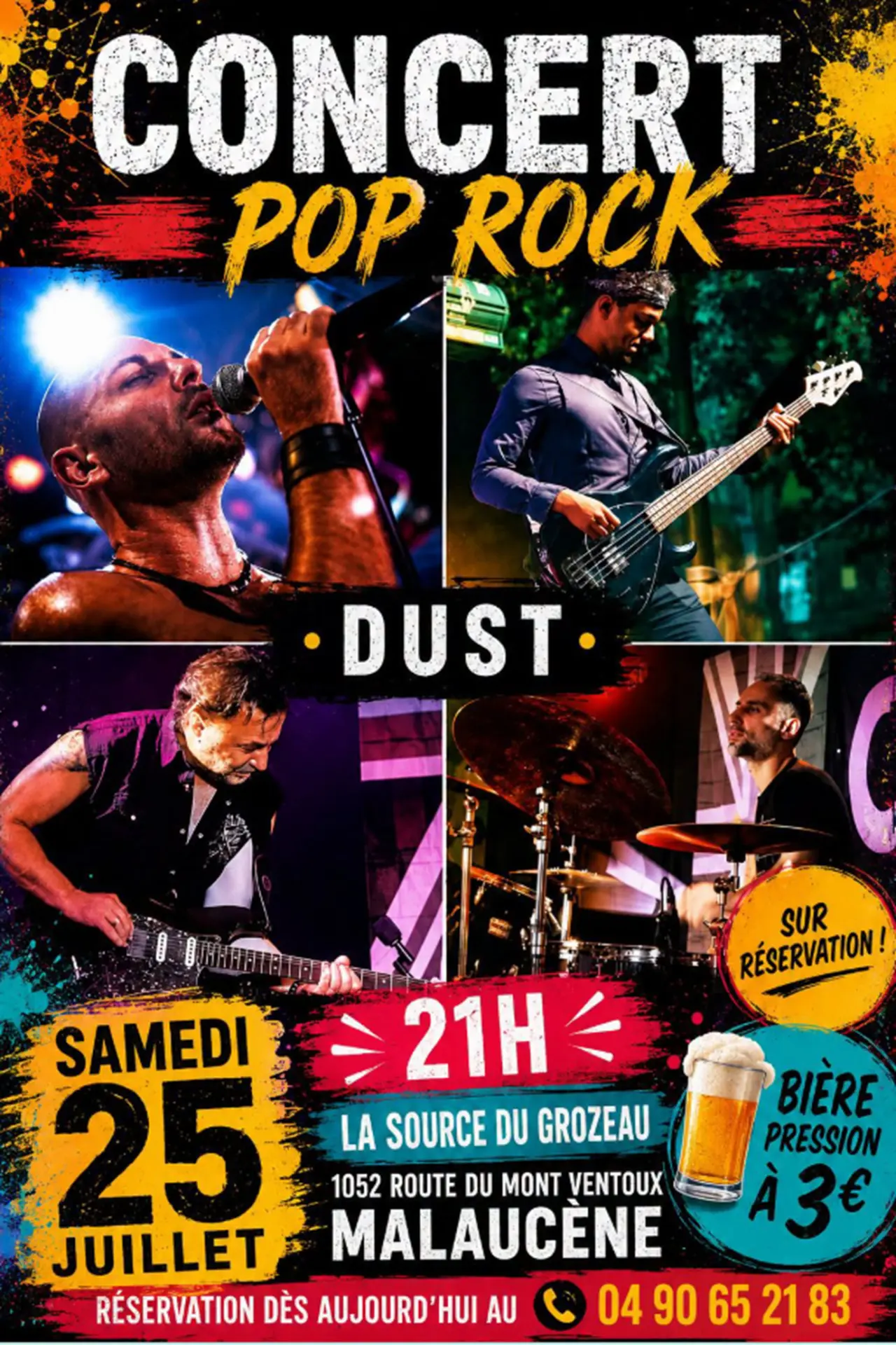 Concert pop rock
